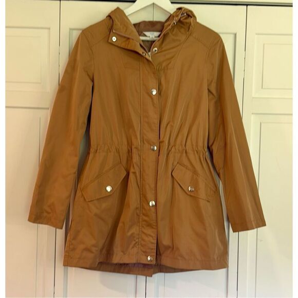 Time and Tru tan light weight rain jacket size small - Picture 2 of 9